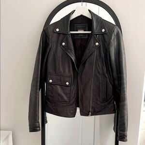 Women's Black 100% Leather Jacket
